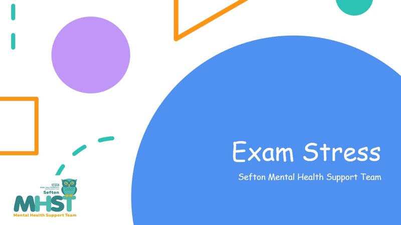 Image of Exam Stress assembly by Sefton Mental Health Support Team